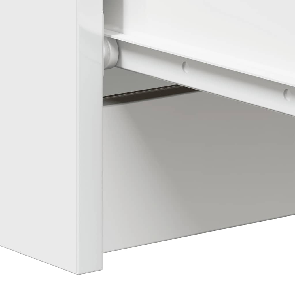 Kommode Høyglans Hvit 60x35x98,5 cm