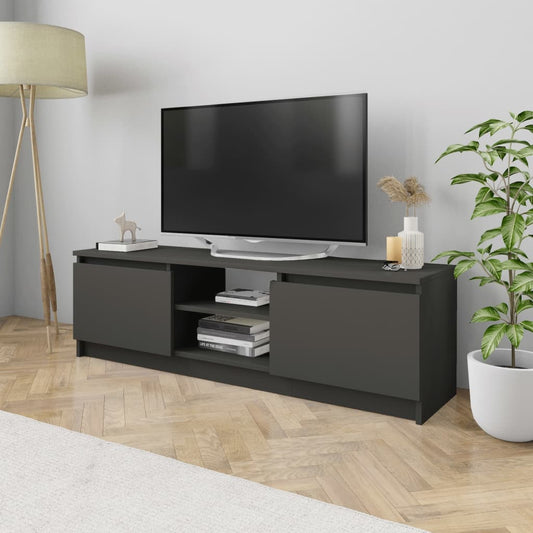 TV-Møbel Grå TV-benk grå 120x30x35,5 cm
