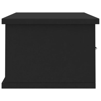 Vegghylle Svart Veggskuff 60x26x18,5 cm