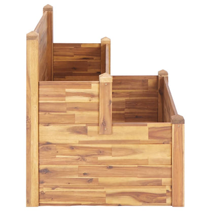 Plantekasse 2 etasjer 110x75x84 cm heltre akasie
