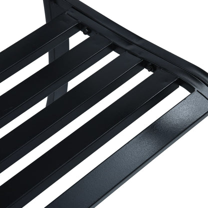 Hagebenk Metall 125 cm svart stål