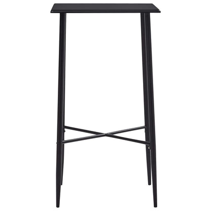 Barbord svart 60x60x111 cm MDF