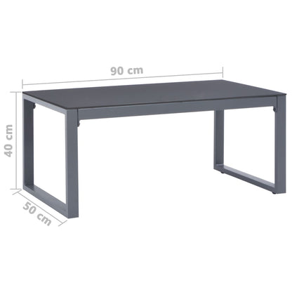 Salongbord Sofabord DIV. 90x50x40 cm aluminium