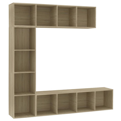 Bokhylle Sonoma Eik Romdeler 180x30x180 cm