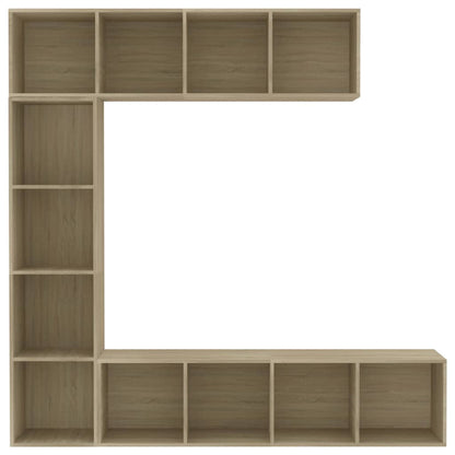 Bokhylle Sonoma Eik Romdeler 180x30x180 cm