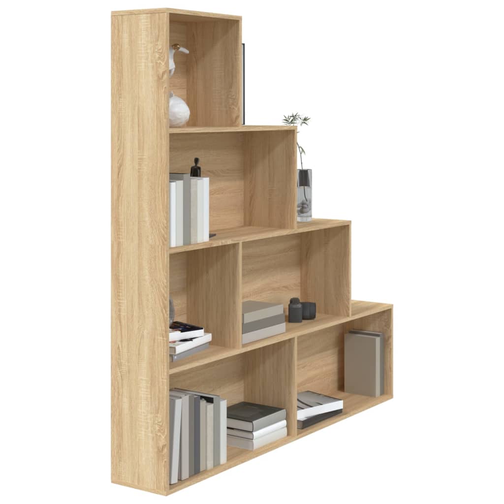 Bokhylle Sonoma Eik Romdeler 155x24x160 cm