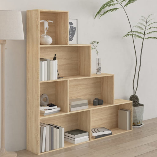 Bokhylle Sonoma Eik Romdeler 155x24x160 cm
