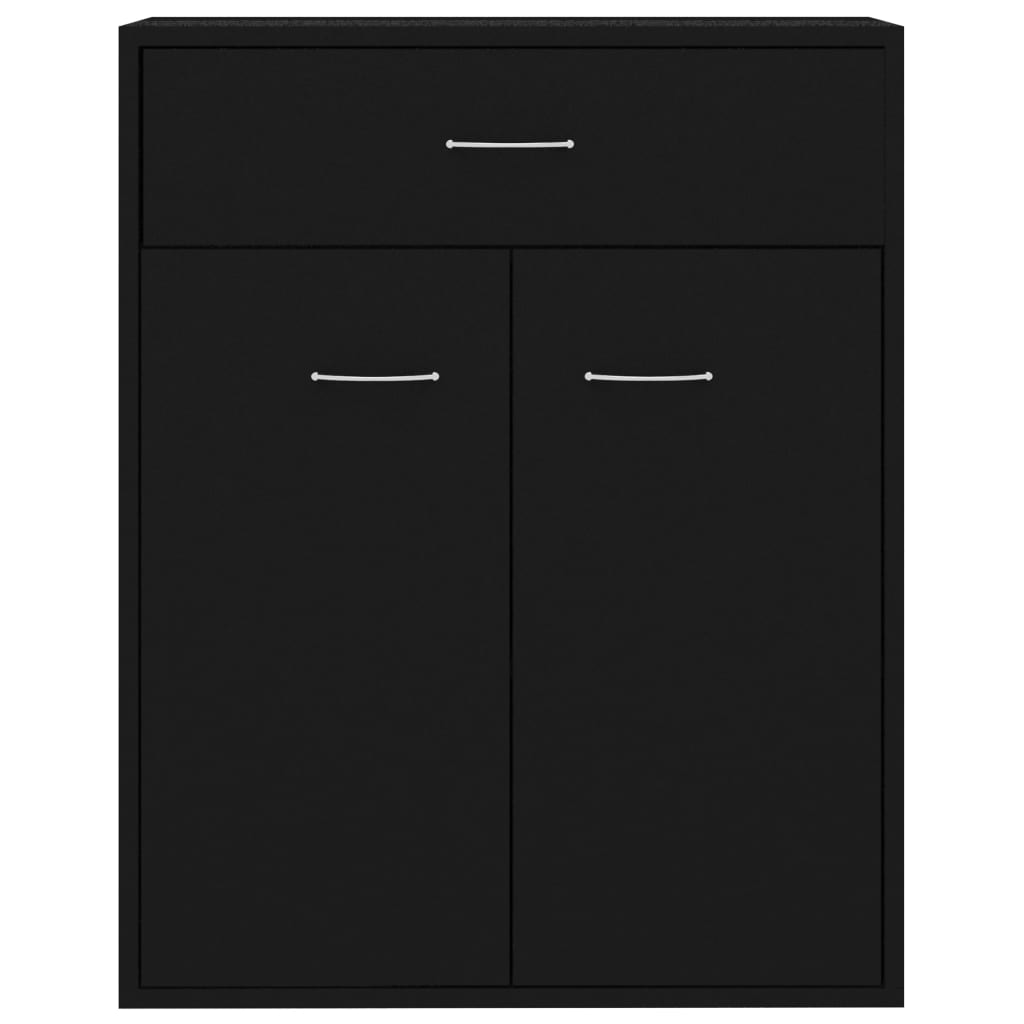 Skjenk Svart 60x30x75 cm