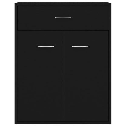 Skjenk Svart 60x30x75 cm