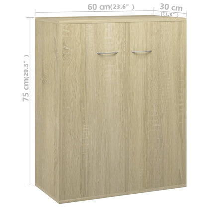 Skjenk Sonoma Eik 60x30x75 cm