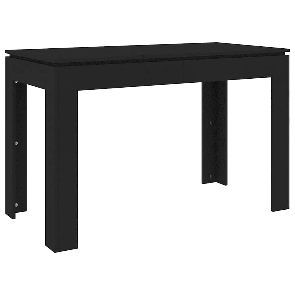 Spisebord Kjøkkenbord Svart 120x60x76 cm