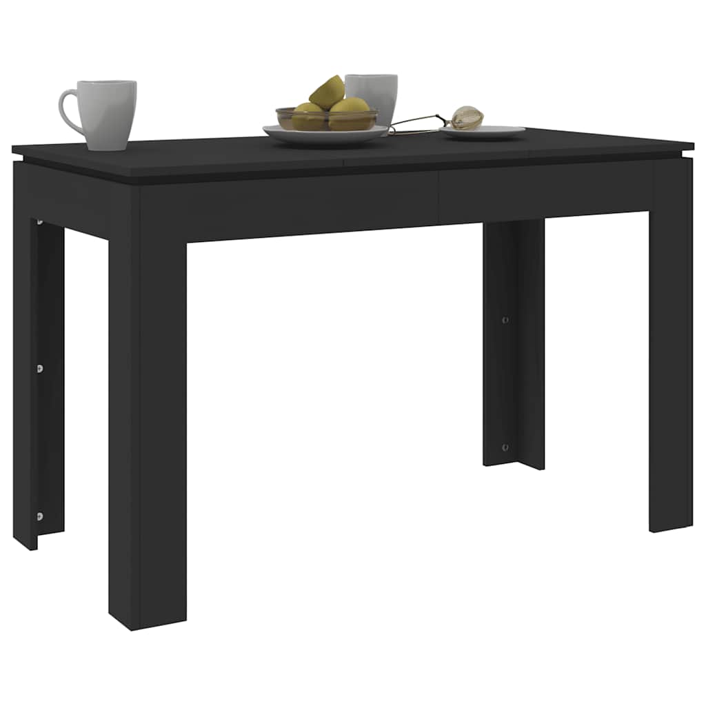 Spisebord Kjøkkenbord Svart 120x60x76 cm