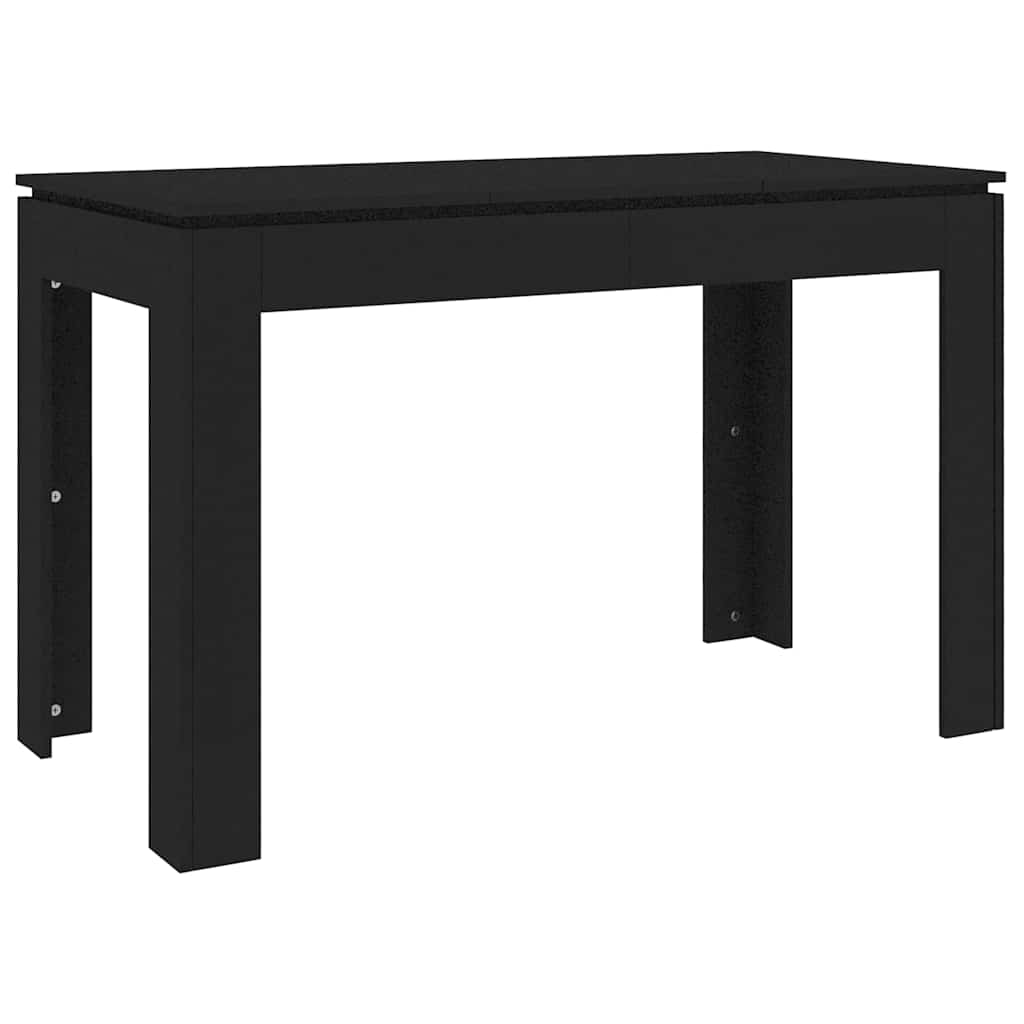 Spisebord Kjøkkenbord Svart 120x60x76 cm