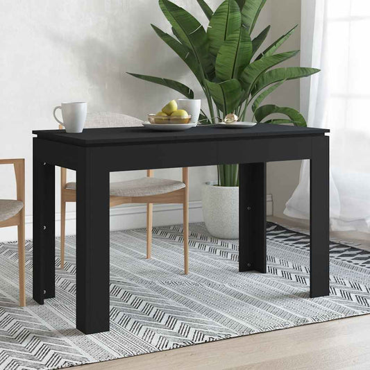 Spisebord Kjøkkenbord Svart 120x60x76 cm