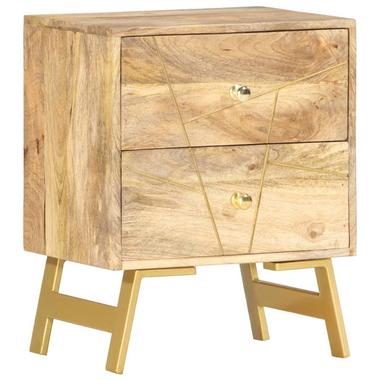 Nattbord Sengbord Tre 40x30x50 cm heltre mango