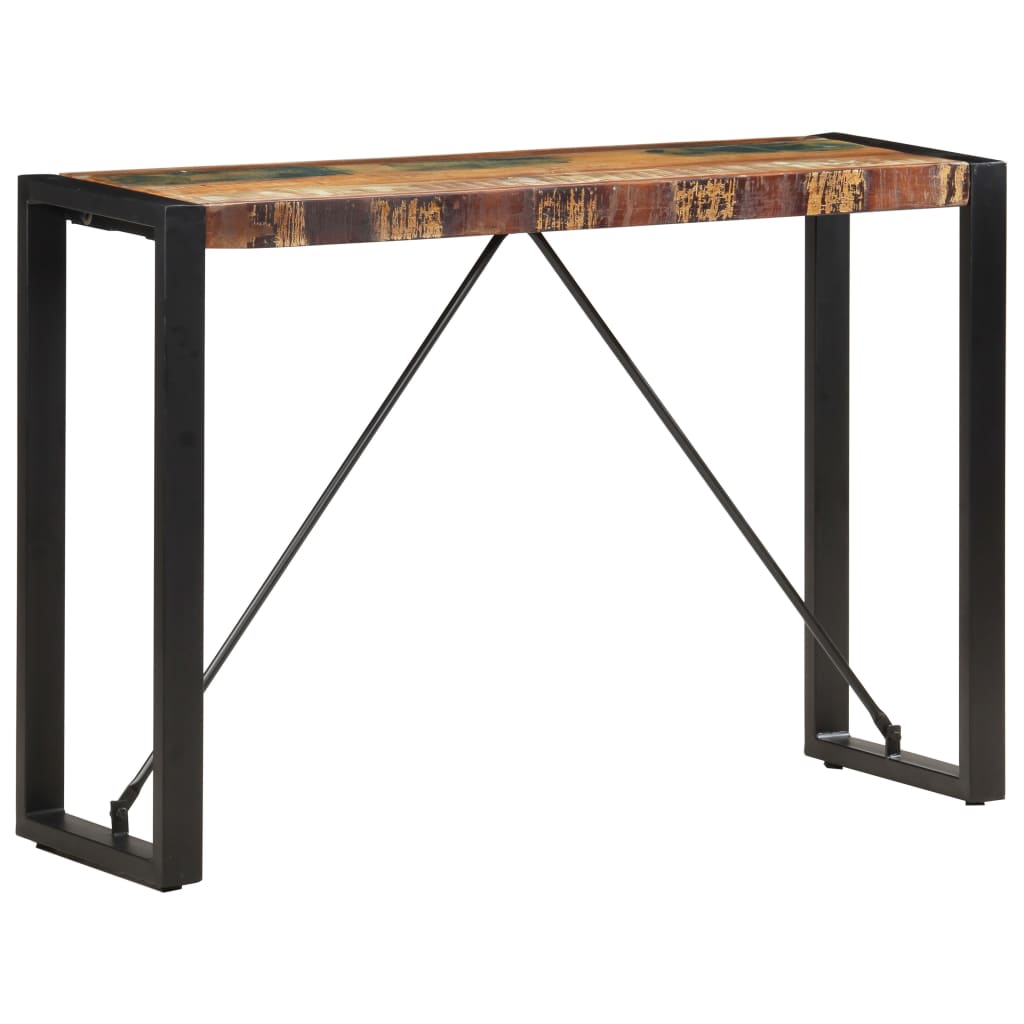 Avlastningsbord Konsollbord Tre 110x35x76 cm gjenvunnet heltre