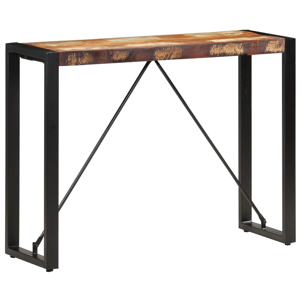 Avlastningsbord Konsollbord Tre 110x35x76 cm gjenvunnet heltre