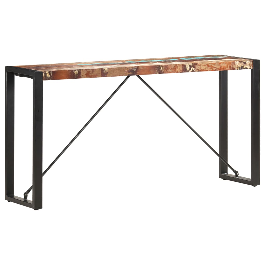 Avlastningsbord Konsollbord Tre 150x35x76 cm gjenvunnet heltre