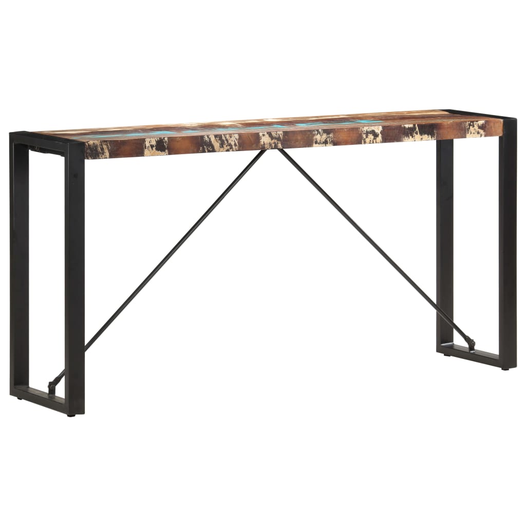 Avlastningsbord Konsollbord Tre 150x35x76 cm gjenvunnet heltre