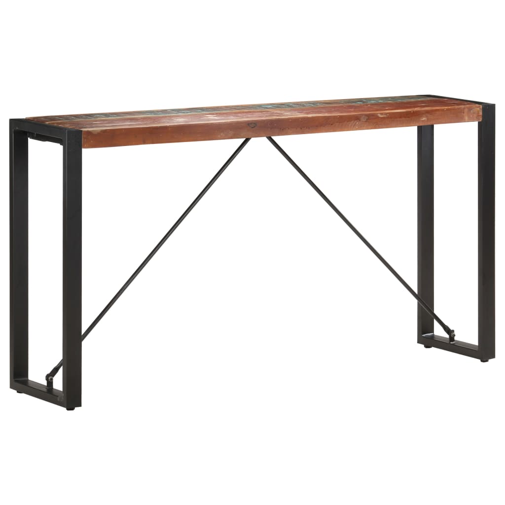Avlastningsbord Konsollbord Tre 150x35x76 cm gjenvunnet heltre