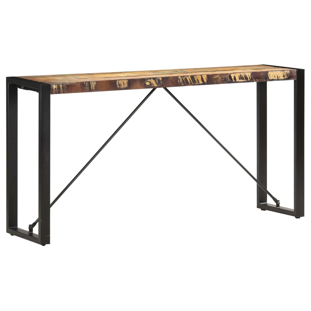 Avlastningsbord Konsollbord Tre 150x35x76 cm gjenvunnet heltre