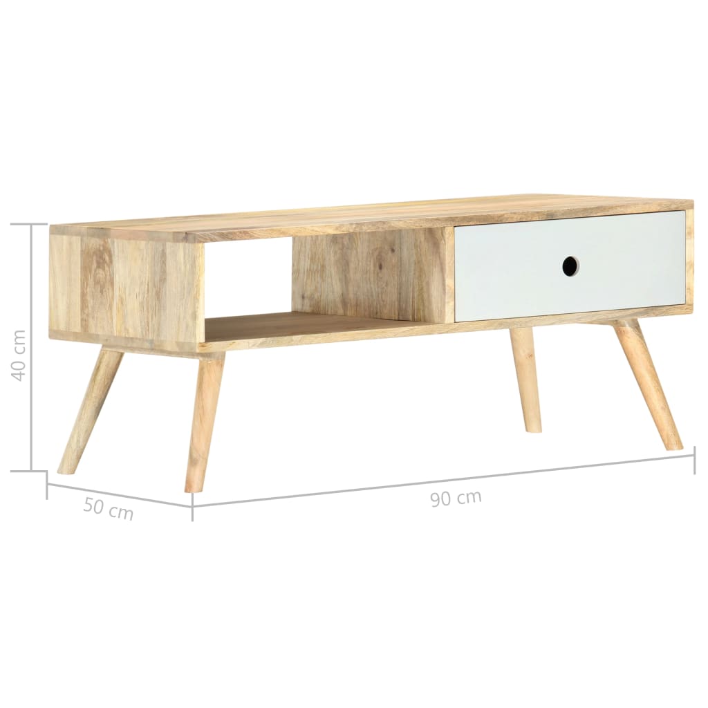 Salongbord Sofabord Tre Heltre Mango 90x50x40 cm