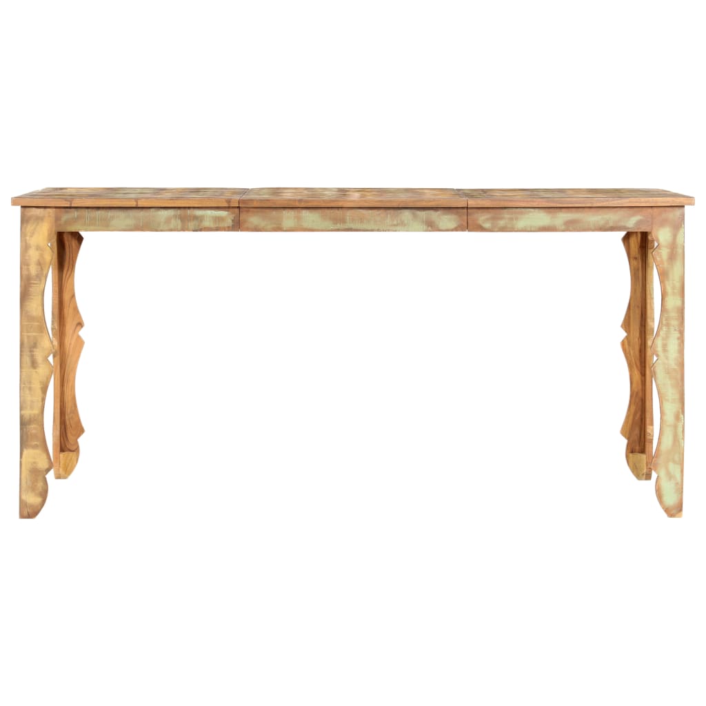Spisebord Kjøkkenbord Tre 160x80x76 cm gjenvunnet heltre
