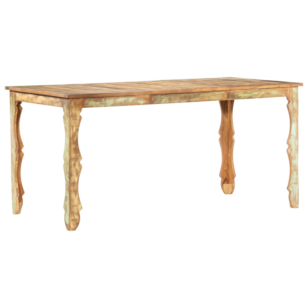 Spisebord Kjøkkenbord Tre 160x80x76 cm gjenvunnet heltre