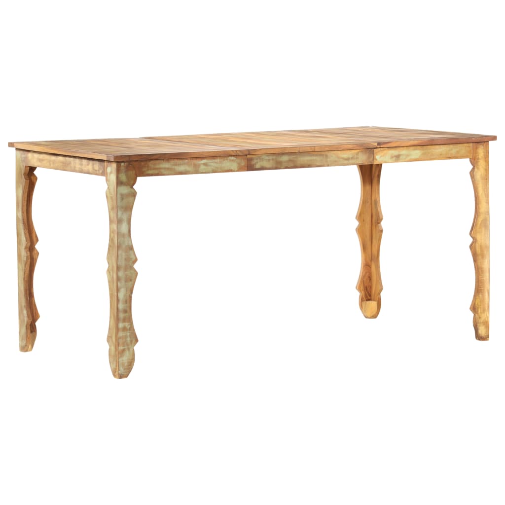 Spisebord Kjøkkenbord Tre 160x80x76 cm gjenvunnet heltre
