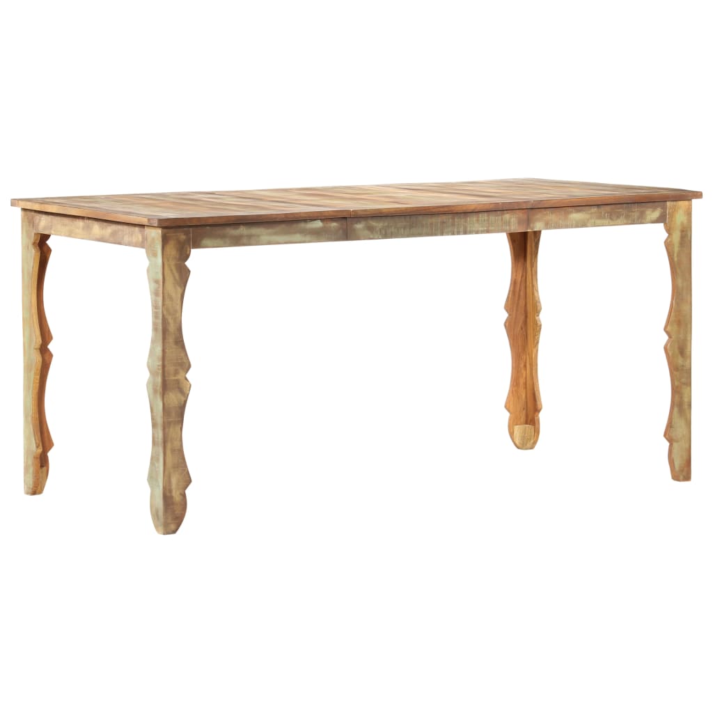 Spisebord Kjøkkenbord Tre 160x80x76 cm gjenvunnet heltre