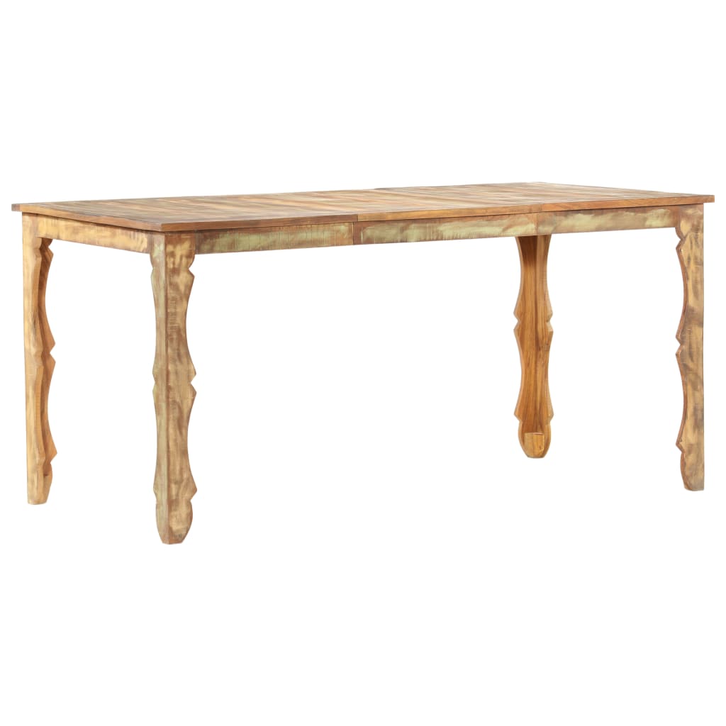 Spisebord Kjøkkenbord Tre 160x80x76 cm gjenvunnet heltre