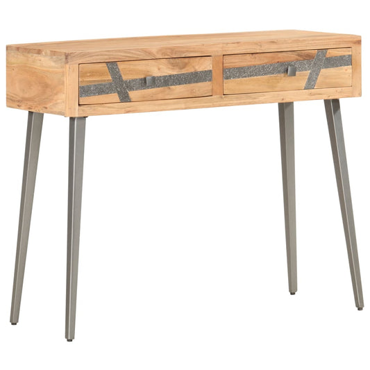 Avlastningsbord Konsollbord Tre 90x30x75 cm heltre akasie