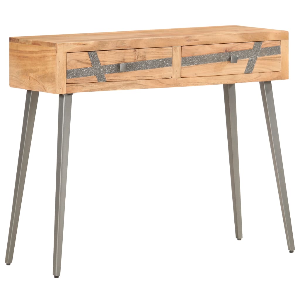 Avlastningsbord Konsollbord Tre 90x30x75 cm heltre akasie
