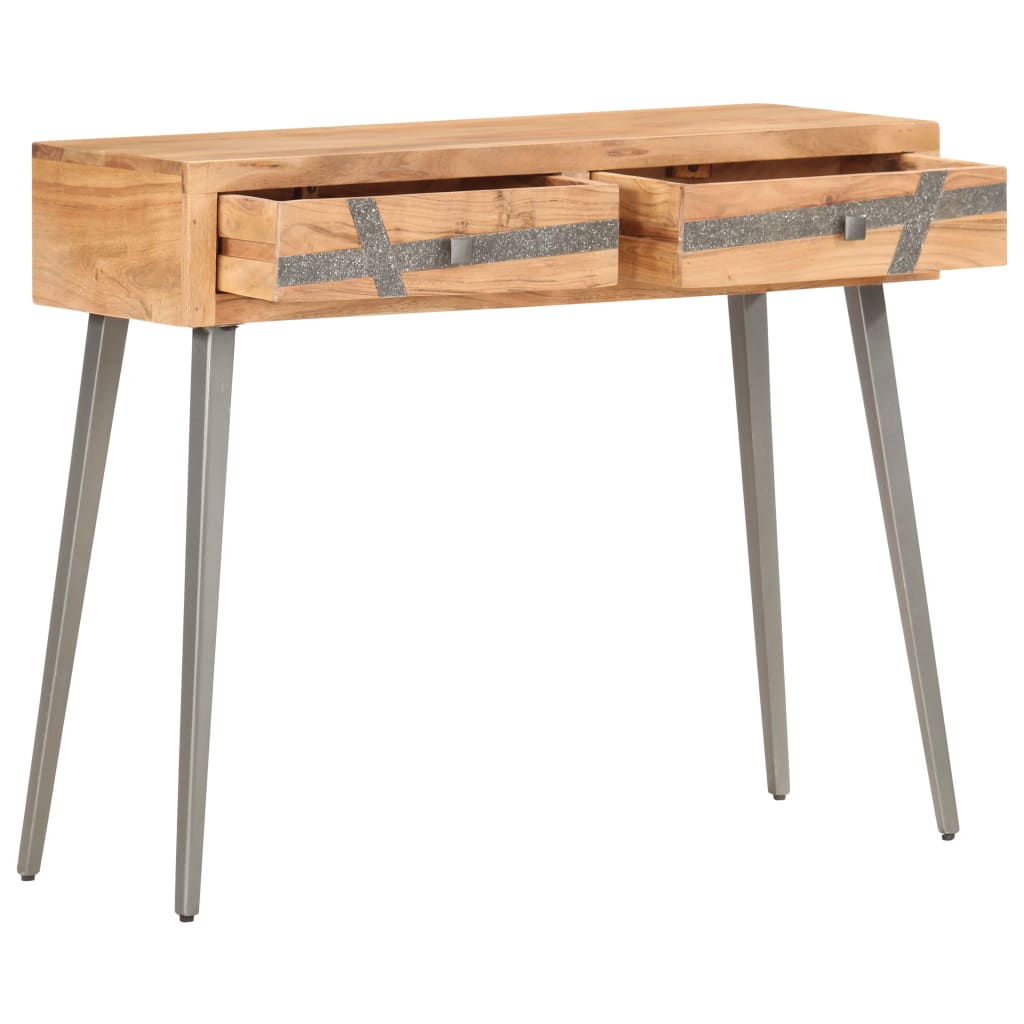 Avlastningsbord Konsollbord Tre 90x30x75 cm heltre akasie