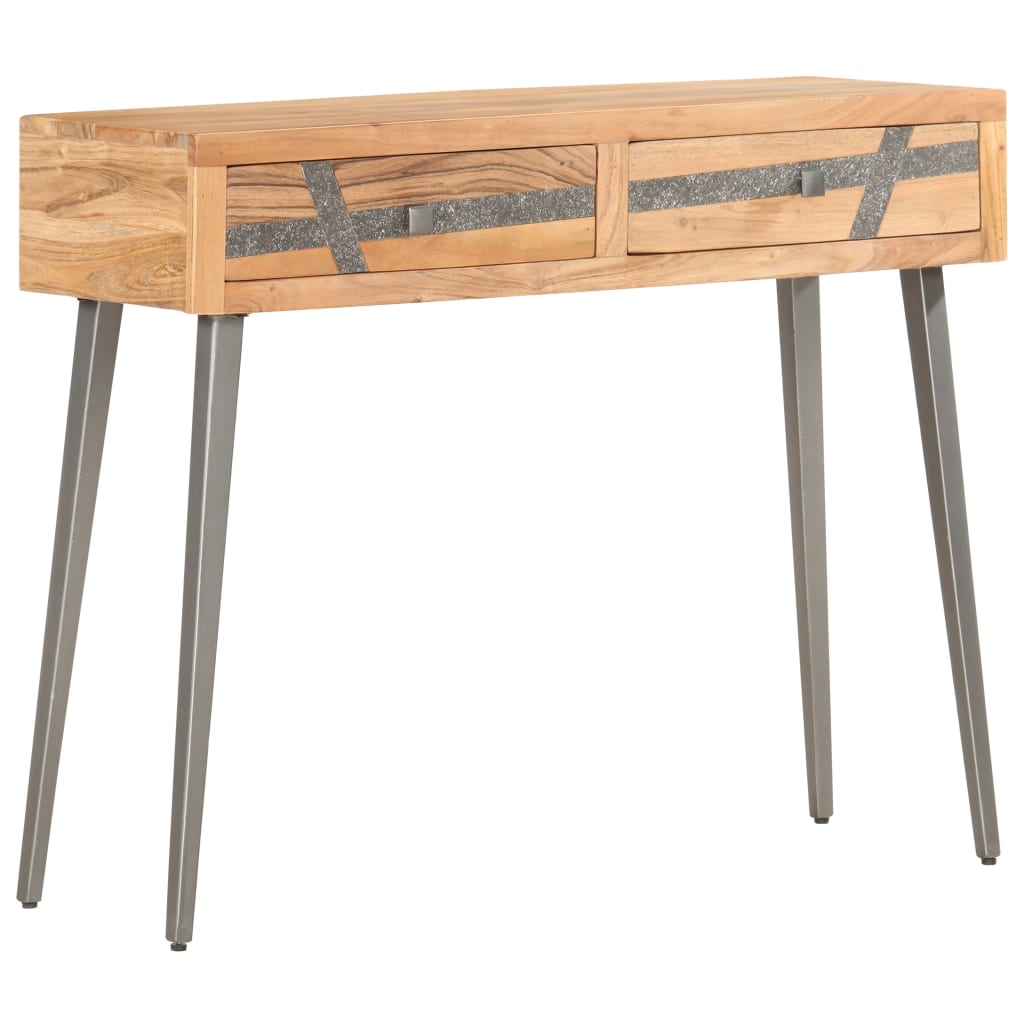 Avlastningsbord Konsollbord Tre 90x30x75 cm heltre akasie