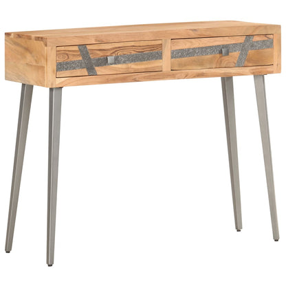 Avlastningsbord Konsollbord Tre 90x30x75 cm heltre akasie