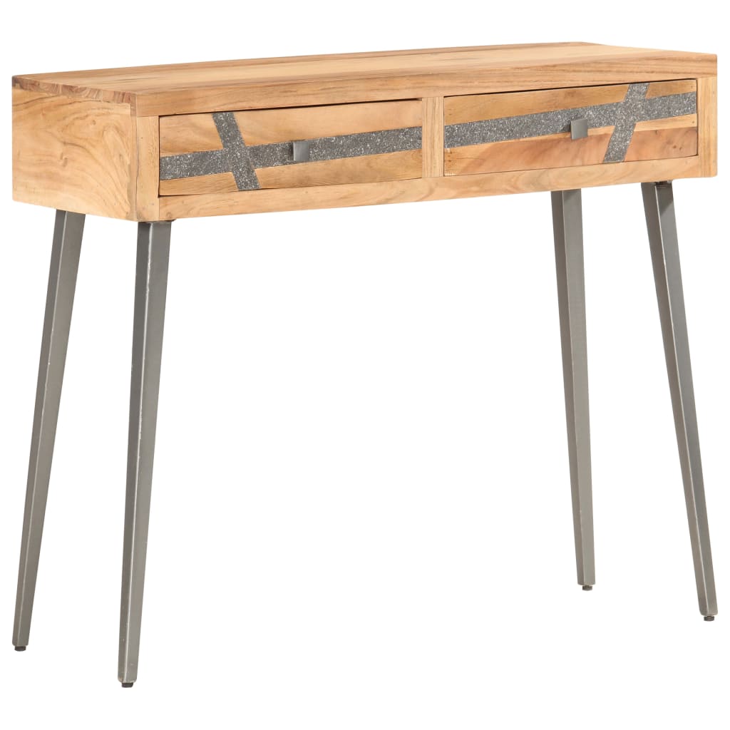 Avlastningsbord Konsollbord Tre 90x30x75 cm heltre akasie