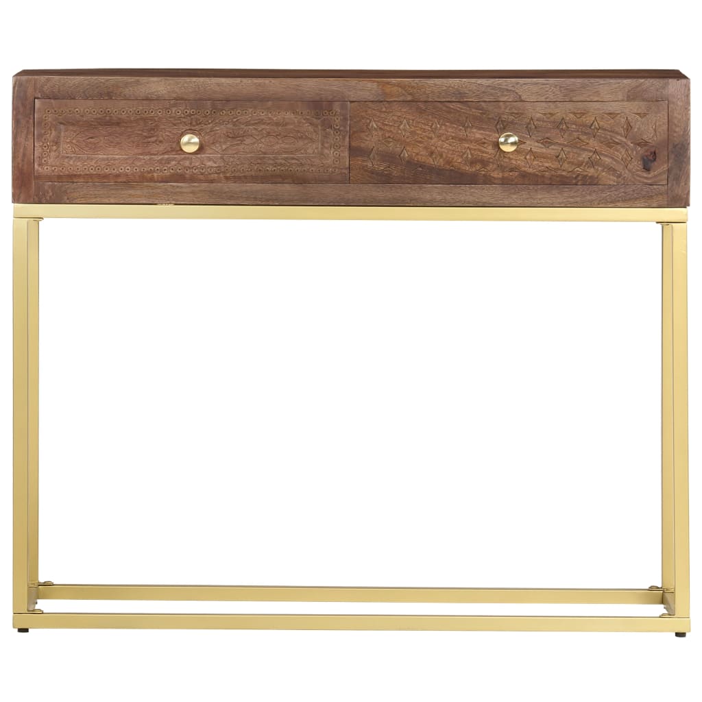 Avlastningsbord Konsollbord Tre 90x30x75 cm heltre mango