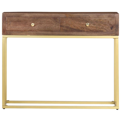 Avlastningsbord Konsollbord Tre 90x30x75 cm heltre mango