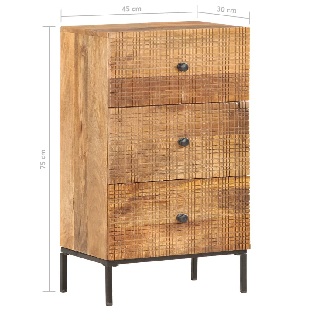 Skjenk Tre heltre mango 45x30x75 cm