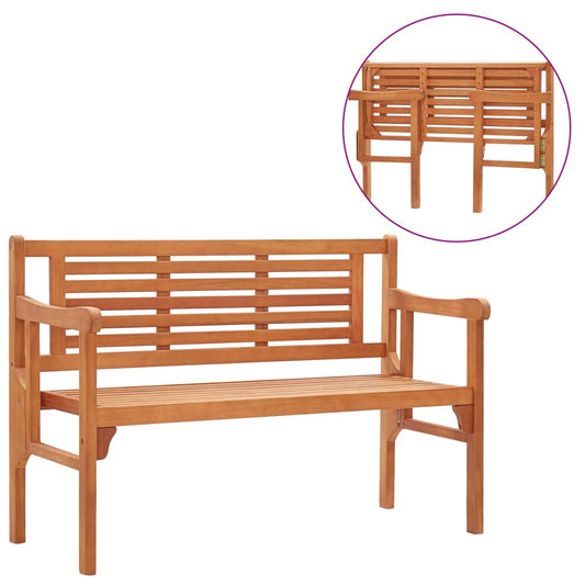 Hagebenk Tre Sammenleggbar 120 cm heltre eukalyptus