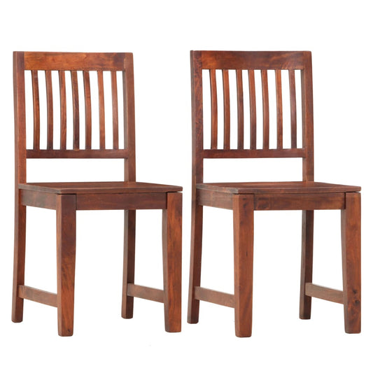 Spisestoler 2 stk heltre mango