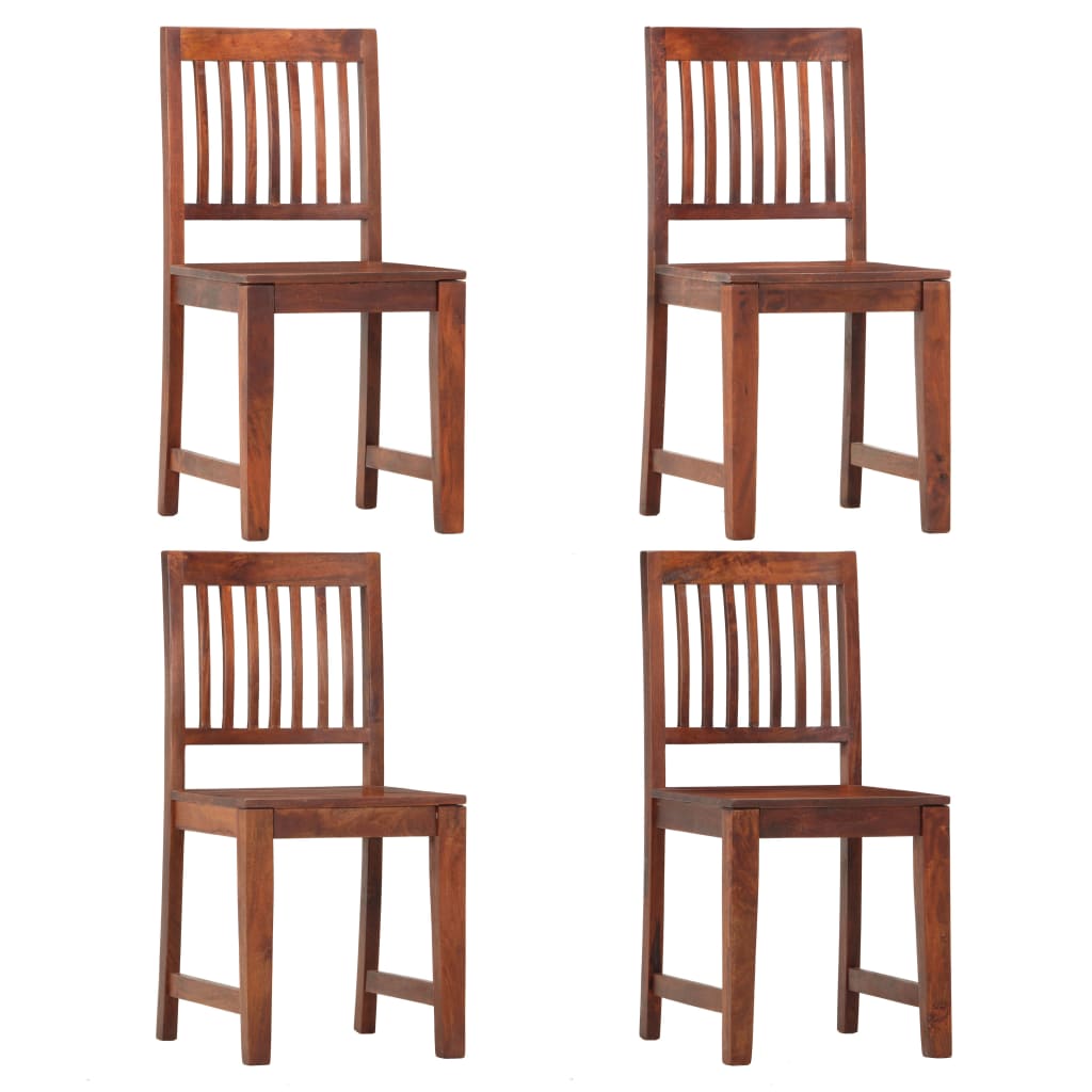 Spisestoler 4 stk heltre mango