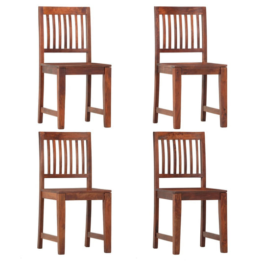 Spisestoler 4 stk heltre mango