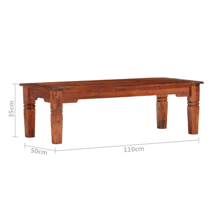 Salongbord Sofabord Tre 110x50x35 cm heltre akasie