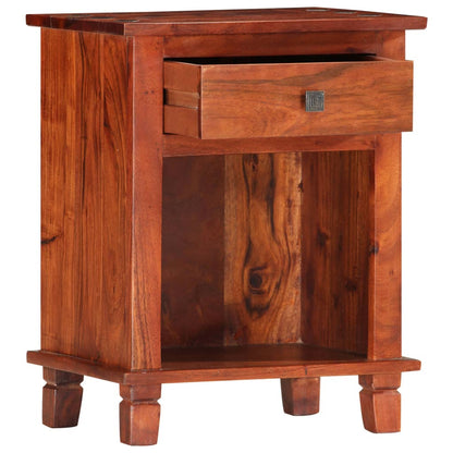 Nattbord Sengbord Tre 40x30x50 cm heltre akasie