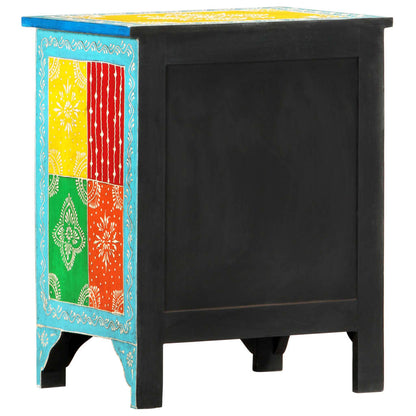 Nattbord Sengbord Tre heltre mangotre Håndmalt 40x30x50 cm