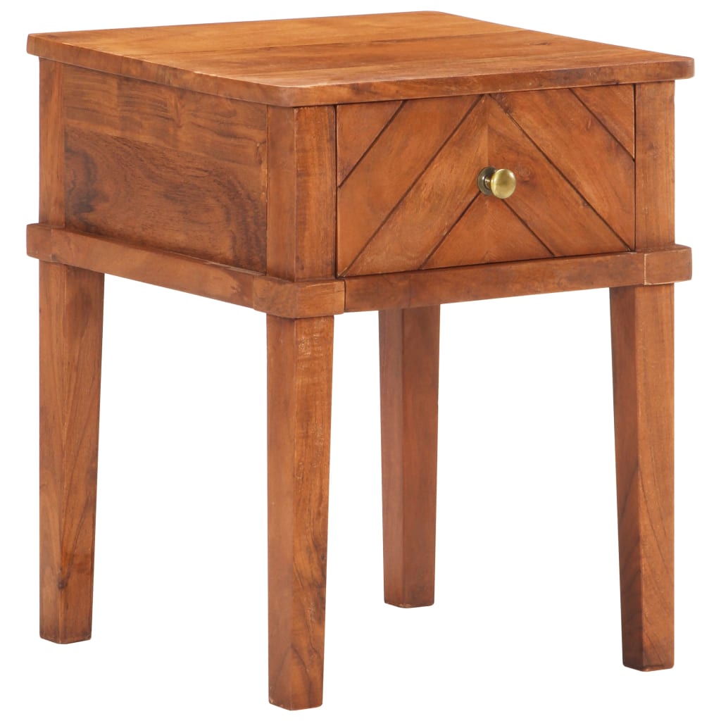 Nattbord Sengbord Tre Heltre Akasietre 40x40x50 cm