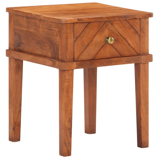 Nattbord Sengbord Tre Heltre Akasietre 40x40x50 cm
