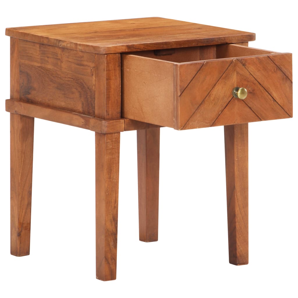 Nattbord Sengbord Tre Heltre Akasietre 40x40x50 cm